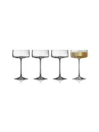 LYNGBY GLAS | Set de coupes à champagne 4 pièces ZERO 26cl | 